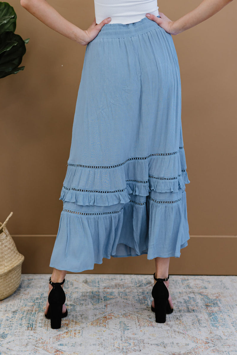 Doe & Rae First Sight Tiered Maxi Skirt